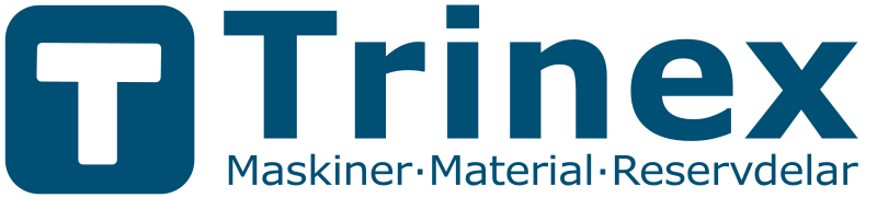 Trinex logotyp – Maskiner, Material, Reservdelar